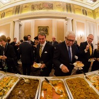 Guests enjoying Polish cuisine (Photo: Chris Osipowicz)