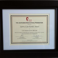 Spirit of Jan Karski Award (Photo: Bożena U. Zaremba)