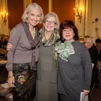 JKEF President Wanda Urbanska, Carole Bilina and Myra Susman (Photo: Chris Osipowicz)