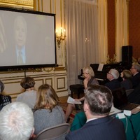 Audience watching Senator McCain's acceptance remarks (Photo: Chris Osipowicz)