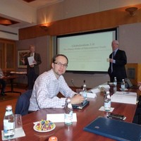 At one of the Georgetown Leadership Seminar Sessions (Photo: courtesy of Rafał Siemianowski)