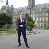 Rafał Siemianowski at Georgetown University (Photo: courtesy of Rafał Siemianowski)