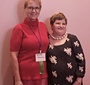 JKEF’s Bożena U. Zaremba and President of the Florida Council for the Social Studies Cherie Arnette at the award gala (Photo: Courtesy of FCSS)