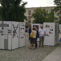 An exhibit of information about Karski 