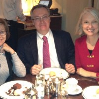 Ewa Wierzynska and Wanda Urbanska with Michal Mrozek