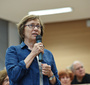 Ewa Wierzyńska, członkini Rady Fundacji Edukacyjnej Jana Karskiego. 5. Światowy Kongres PIASA (The Polish Institute of Arts and Sciences of America), 21-23.06.2014 r., Uniwersytet Warszawski  (Muzeum Historii Polski/Mariusz Szachowski)