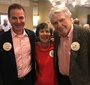 Mack Paul, Betsy Paul, and Allen Paul at the West Raleigh Rotary Club presentation on May 3 (Photo: Jennifer Paul)