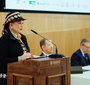 The US Ambassador to Poland, Georgette Mosbacher, speaking at the conference (Photo: Przemek Bereza)