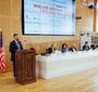 Professor at the Institute of International Relations at the University of Warsaw and former Polish Ambassador to the US, Robert Kupiecki, speaking at the conference (Photo: Przemek Bereza)