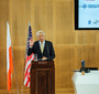 Professor Peter F. Krogh delivers his acceptance speech (Photo: Przemek Bereza)