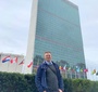 Daniel Szczęsny at the United Nations Headquarters in New York, NY (Photo: Courtesy of Daniel Szczęsny)