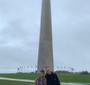 Izabela Hrynek and Daniel Szczęsny at the Washington Monument (Photo: Courtesy of Daniel Szczęsny)