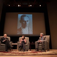 Dr Setkiewicz, Dr Friedberg and Dr Snyder on stage