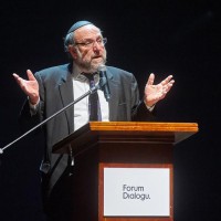 Michael Schudrich, the chief Rabbi of Poland speaking at the School of Dialogue Gala (Photo: Courtesy of Forum for Dialogue Among Nations)