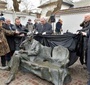 Unveiling of the Karski Bench in Kraków (Photo: Courtesy of Fundacja Edukacyjna Jana Karskiego)