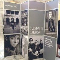 An exhibit about Sarajevo (Wanda Urbanska)
