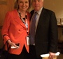 Wanda Urbanska with Senator John McCain, with a copy of Story of a Secret State, just presented to him (Wanda Urbanska)