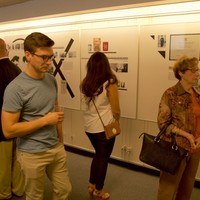 Audience of the Karski exhibition at St. Louis University (Photo: Kegan Phillips)