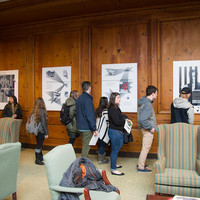 Otwarcie wystawy o Janie Karskim w Edukacyjnym Centrum Holokaustu, Ludobójstwa i Dialogu przy   Manhattan Collage.(Zdjęcie: Joshua Cuppek).