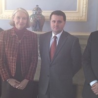 Robert L. Billingsley, Wanda Urbanska, Ambassador Kupiecki & Andrzej Rojek