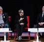 Mirosław Skórka, prezes Związku Ukraińców w Polsce, Agnieszka Holland i Łukasz Mieszkowski (Fot. Danuta Matloch)