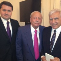 Robert Kupiecki, Sigmund Rolat & Foreign Minister Rotfeld
