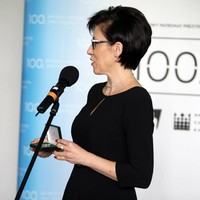 Małgorzata Zaleskia, członkini Zarządu NBP podczas inauguracji okolicznościowych monet wydanych przez Narodowy Bank Polski  (fot. www.kamilabogulewska.com)