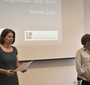 Projekt - Responsibility to Protect w teorii i praktyce dyplomacji. Od prawej Ewa Wierzyńska, członkini Rady Fundacji (Fot. Aleksandra Herbich/Polski Instytut Dyplomacji)