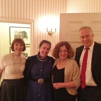 Eve Fogelman, Patti Kenner, Ewa Junczyk-Ziomecka, and Andrzej Rojek (Photo: JKEF)