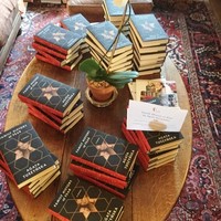 Agata Tuszynska's books (Photo: Ewa Junczyk-Ziomecka)