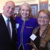 Allen Reich, Wanda Urbanska and Henryka Bochniarz