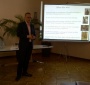 FEJK executive director Wojciech Bialozyt making the presentation