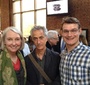 Wanda Urbanska, David Strathairn oraz Jacek Slowikowski po zakończeniu spektaklu (Wanda Urbanska)