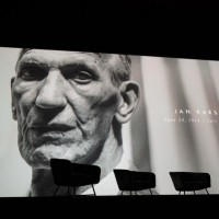 The movie ends with a stunning photograph of Jan Karski by Carol Harrison (Photo: Pat Mazzera. Courtesy of the Jewish Film Institute & San Francisco Jewish Film Festival)