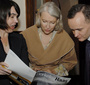 Od lewej: Michelle McClellan, Wanda Urbańska, Wojciech Białożyt (fot. Joanna Łopat)