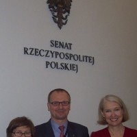 Ewa Wierzynska, Artur Kozlowski and Wanda Urbanska