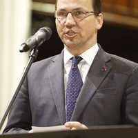 J.E. Radosław Sikorski, Minister Spraw Zagranicznych RP (Fot. Bruno Fidrych)