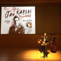 The Rafal Sarnecki trio performing at the Spirit of Jan Karski Award Ceremony (Photo: Bozena U. Zaremba)