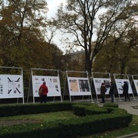 The World Knew exhibit on the Warsaw University campus (Wanda Urbanska )
