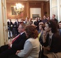 The audience, which included Zygmunt and Bozena Matynia, Nancy Pelosi and Julie Jones