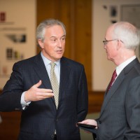 Andrzej Rojek and Dr. Brennan O’Donnell (Photo: Joshua Cuppek)