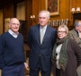 Andrzej Rojek (in the middle) with Peter and Carol Lilienthal, board members of the United Jewish Federation in Stamford, CT (Photo: Joshua Cuppek)
