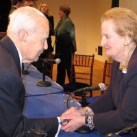 Walter Zachariasiewicz and Madeleine Albright