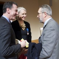 Lee Feinstein and Wanda Urbanska with Eugeniusz Smolar