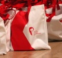 FEJK bags with materials promoting Karski (Photo: Natalia Żurowska)