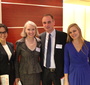 Od lewej: Magdalena Gawrońska (Community of Democracies), Wanda Urbanska (Jan Karski Educational Foundation), Sławomir Rybałtowski (Wydawnictwo VEDA), Maria Belka (Fundacja Edukacyjna Jana Karskiego)  (zdjęcie autorstwa Grzegorza Tomczewskiego, Muzeum Historii Polski )