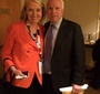  Wanda Urbanska with late Senator John McCain after he accepted the nomination for the Spirit of Jan Karski Award in 2014.  (Photo: Courtesy of Wanda Urbanska)