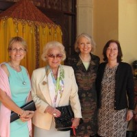 Bozena Zaremba, Lady Blanka Rosenstiel, Wanda Urbanska and Jane Robbins