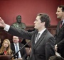Radosław Nowak, prezydent Kongresu i Radosław Sikorski, Minister Spraw Zagranicznych RP