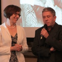 Ewa Wierzynska with Prof. Luca Bernardini